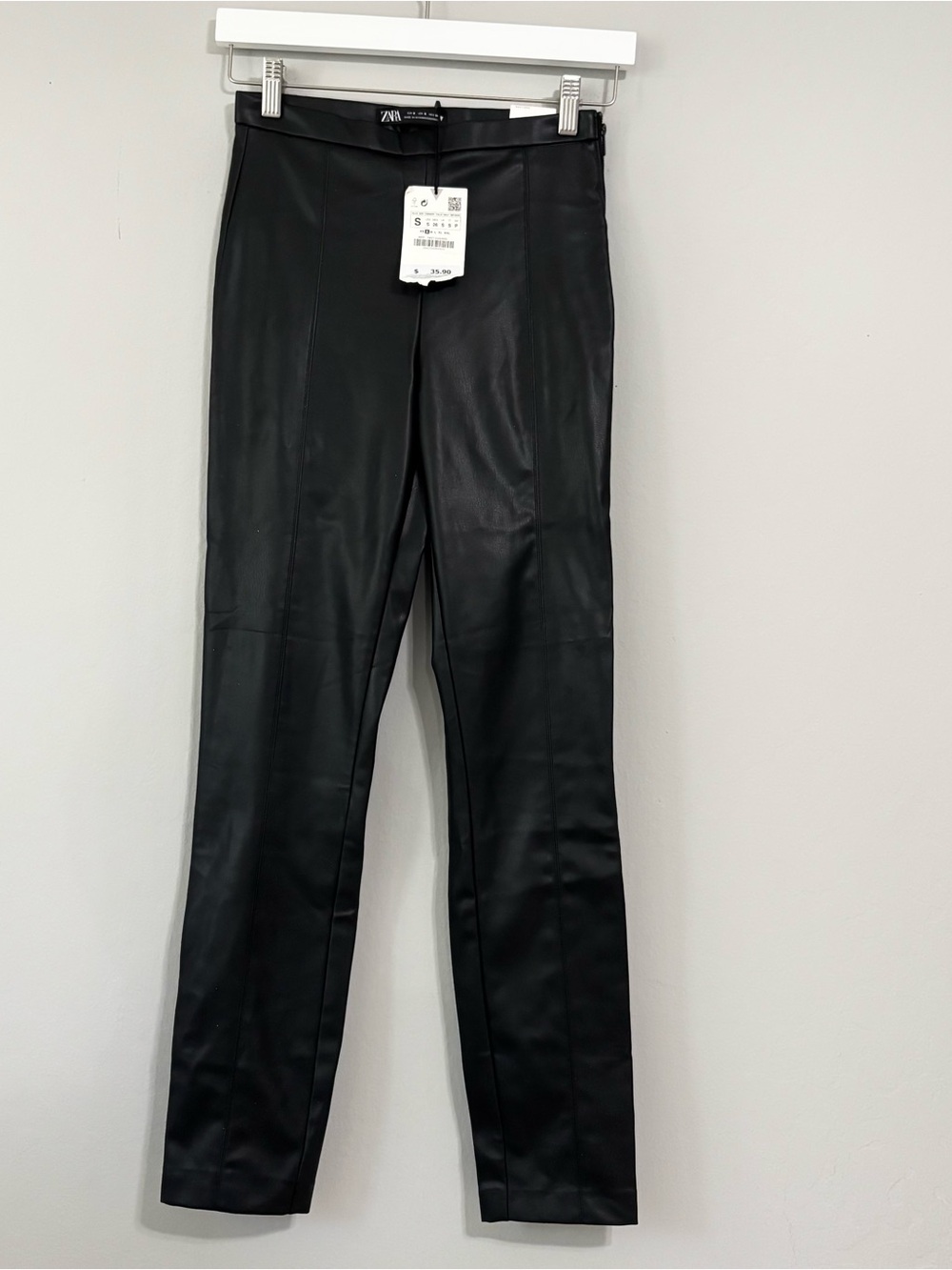 New ZARA Faux Leather Pants